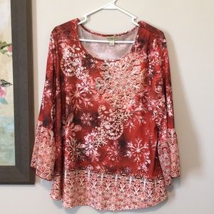 One World beautiful top.  Size 1 X
